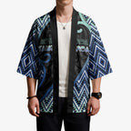 Custom Aotearoa Atua Tangaroa Kimono God Of Ocean Koru Patterns