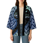 Custom Aotearoa Atua Tangaroa Kimono God Of Ocean Koru Patterns
