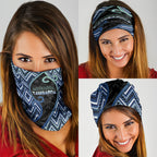 Aotearoa Atua Tangaroa Neck Gaiter God Of Ocean Koru Patterns
