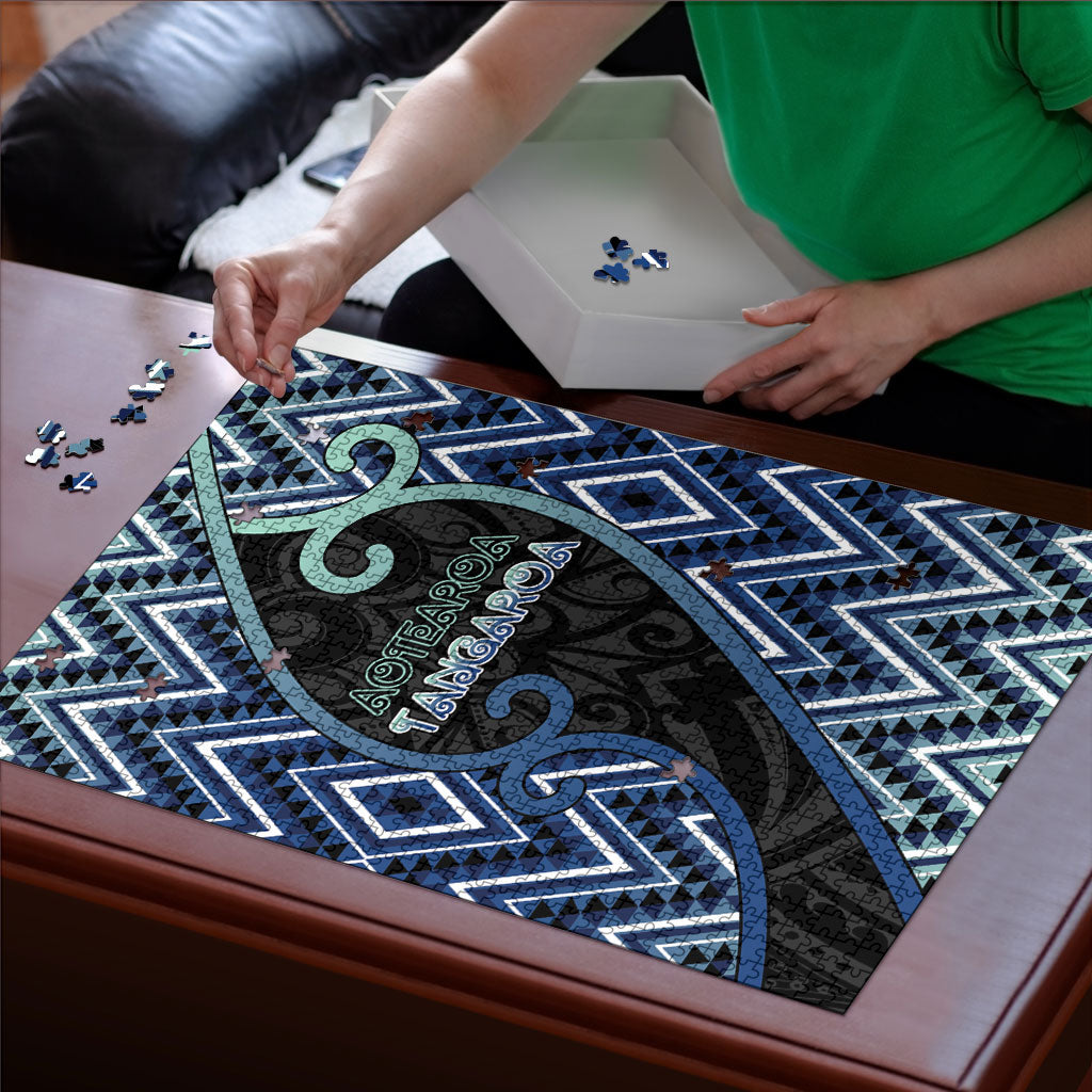 Aotearoa Atua Tangaroa Puzzle God Of Ocean Koru Patterns