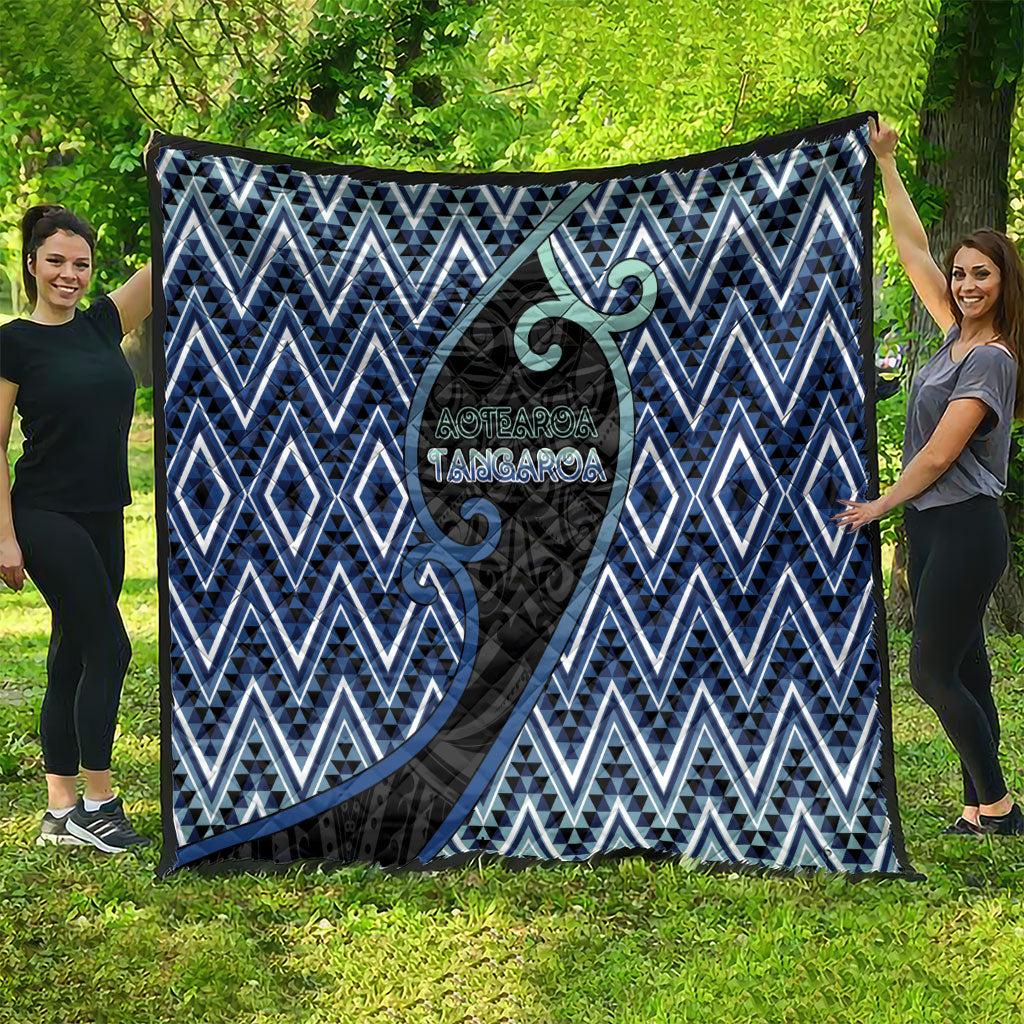 Aotearoa Atua Tangaroa Quilt God Of Ocean Koru Patterns