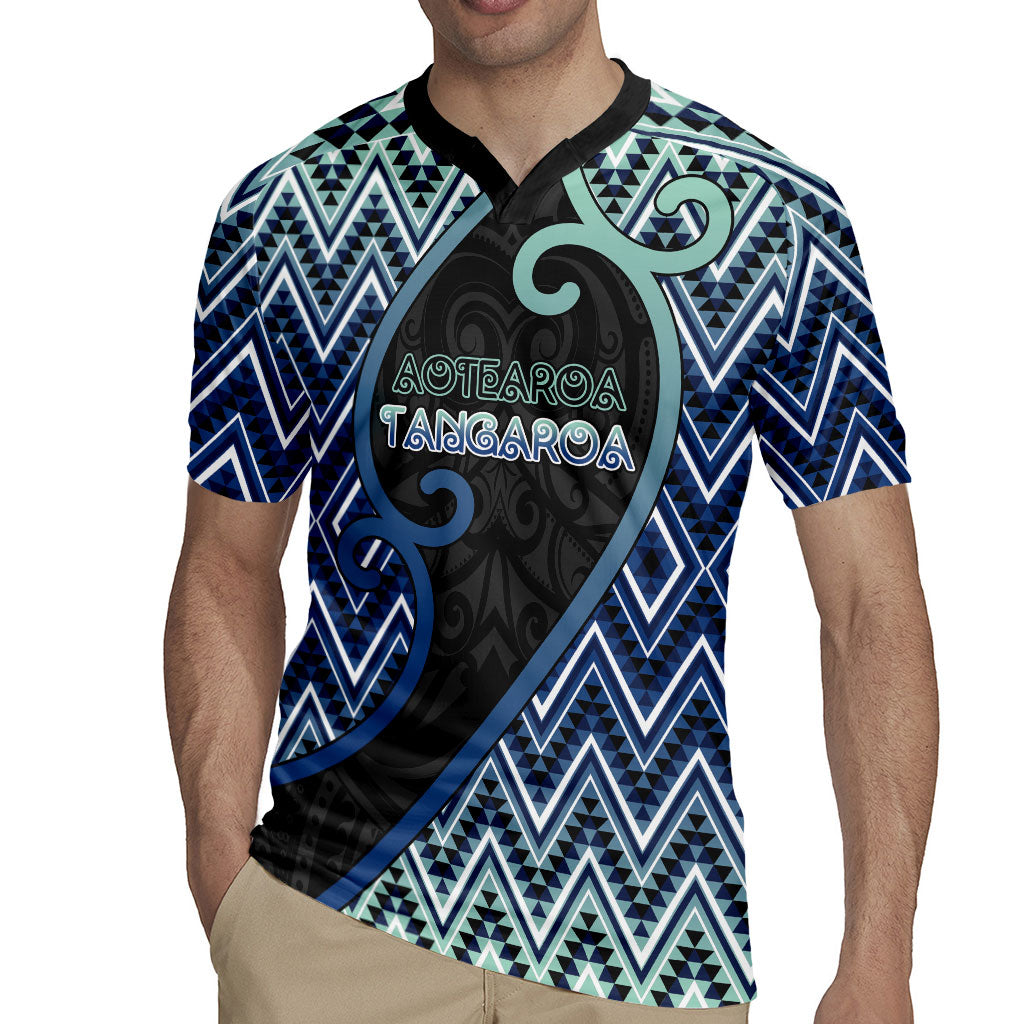 Custom Aotearoa Atua Tangaroa Rugby Jersey God Of Ocean Koru Patterns