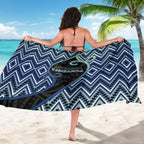 Aotearoa Atua Tangaroa Sarong God Of Ocean Koru Patterns