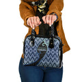 Aotearoa Atua Tangaroa Shoulder Handbag God Of Ocean Koru Patterns