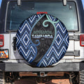 Aotearoa Atua Tangaroa Spare Tire Cover God Of Ocean Koru Patterns