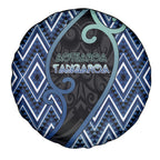 Aotearoa Atua Tangaroa Spare Tire Cover God Of Ocean Koru Patterns