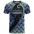 Custom Aotearoa Atua Tangaroa T Shirt God Of Ocean Koru Patterns