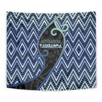 Aotearoa Atua Tangaroa Tapestry God Of Ocean Koru Patterns