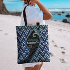 Aotearoa Atua Tangaroa Tote Bag God Of Ocean Koru Patterns