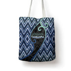 Aotearoa Atua Tangaroa Tote Bag God Of Ocean Koru Patterns