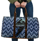 Aotearoa Atua Tangaroa Travel Bag God Of Ocean Koru Patterns