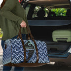 Aotearoa Atua Tangaroa Travel Bag God Of Ocean Koru Patterns