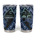 Custom Aotearoa Atua Tangaroa Tumbler Cup God Of Ocean Koru Patterns