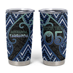 Custom Aotearoa Atua Tangaroa Tumbler Cup God Of Ocean Koru Patterns