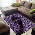 Aotearoa Atua Tawhirimatea Area Rug God Of Storms Koru Patterns