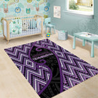 Aotearoa Atua Tawhirimatea Area Rug God Of Storms Koru Patterns