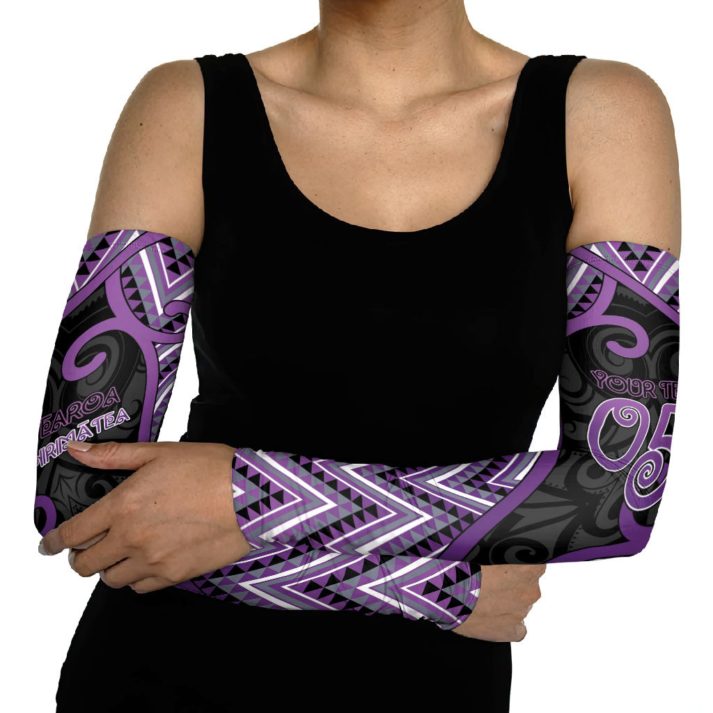 Custom Aotearoa Atua Tawhirimatea Arm Sleeves God Of Storms Koru Patterns