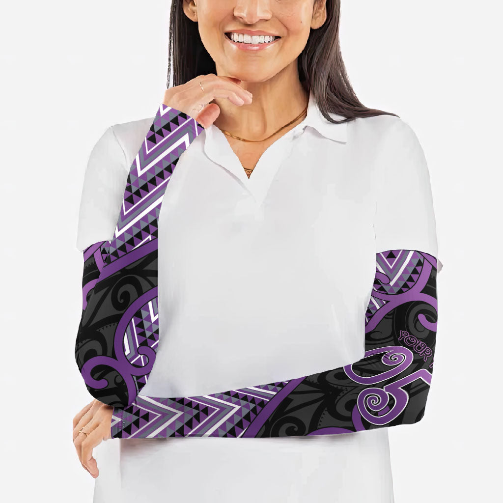 Custom Aotearoa Atua Tawhirimatea Arm Sleeves God Of Storms Koru Patterns
