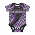 Custom Aotearoa Atua Tawhirimatea Baby Onesie God Of Storms Koru Patterns