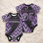 Custom Aotearoa Atua Tawhirimatea Baby Onesie God Of Storms Koru Patterns