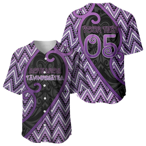 Custom Aotearoa Atua Tawhirimatea Baseball Jersey God Of Storms Koru Patterns
