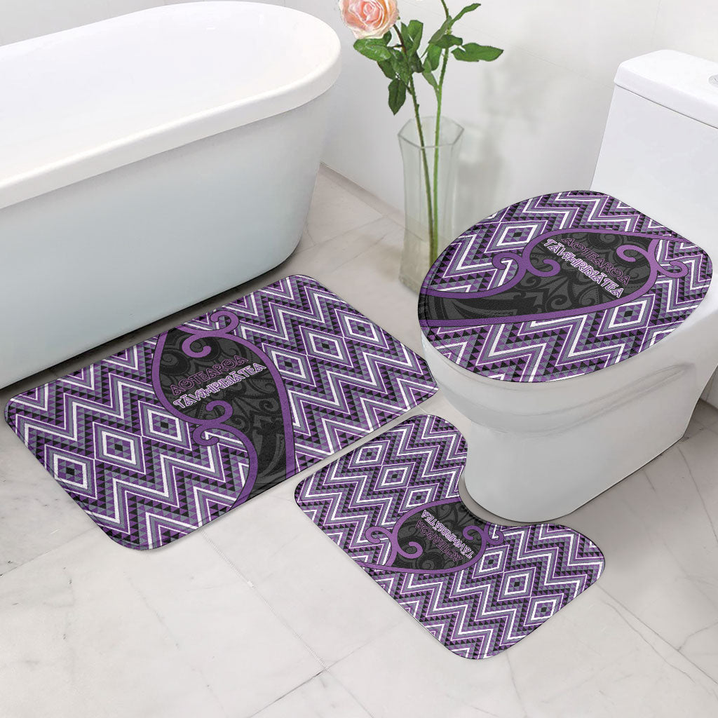 Aotearoa Atua Tawhirimatea Bathroom Set God Of Storms Koru Patterns