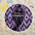 Aotearoa Atua Tawhirimatea Beach Blanket God Of Storms Koru Patterns
