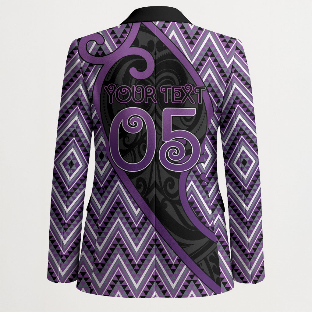 Custom Aotearoa Atua Tawhirimatea Blazer God Of Storms Koru Patterns