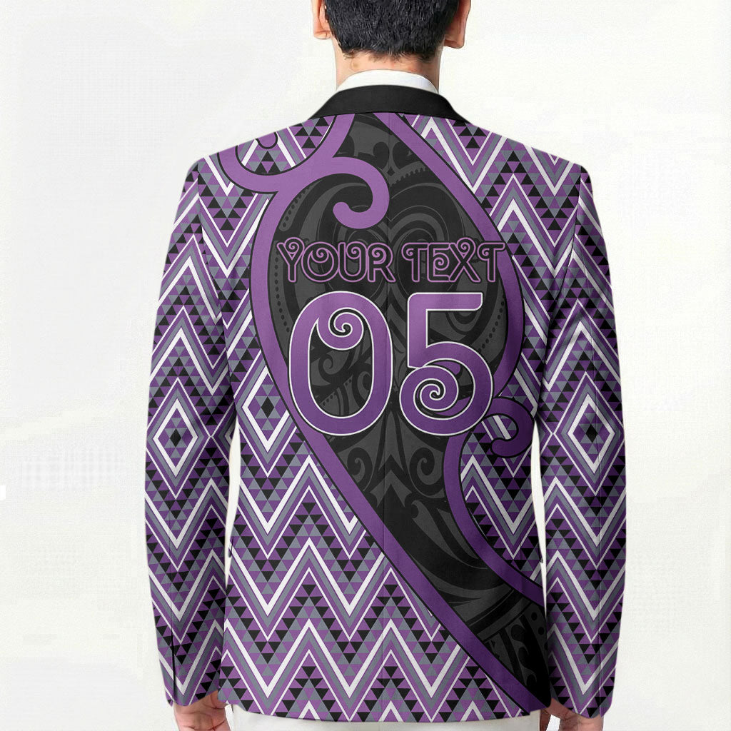 Custom Aotearoa Atua Tawhirimatea Blazer God Of Storms Koru Patterns