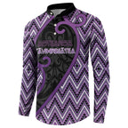 Custom Aotearoa Atua Tawhirimatea Button Sweatshirt God Of Storms Koru Patterns