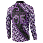 Custom Aotearoa Atua Tawhirimatea Button Sweatshirt God Of Storms Koru Patterns