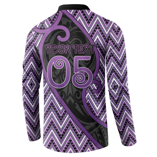 Custom Aotearoa Atua Tawhirimatea Button Sweatshirt God Of Storms Koru Patterns