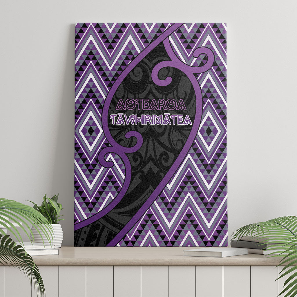 Aotearoa Atua Tawhirimatea Canvas Wall Art God Of Storms Koru Patterns