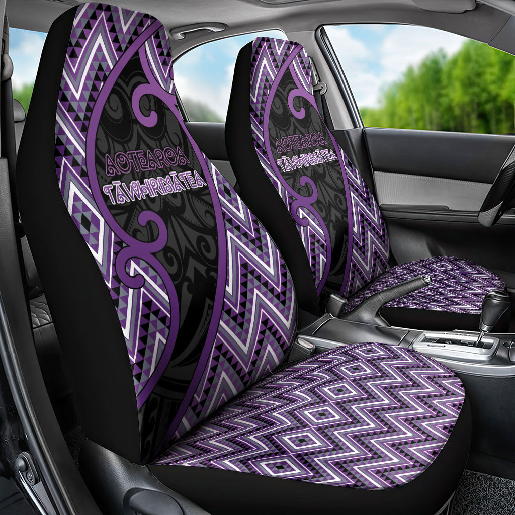Aotearoa Atua Tawhirimatea Car Seat Cover God Of Storms Koru Patterns