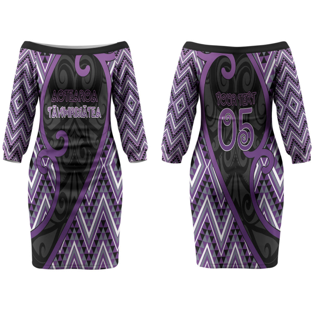 Custom Aotearoa Atua Tawhirimatea Couples Matching Off The Shoulder Long Sleeve Dress and Hawaiian Shirt God Of Storms Koru Patterns