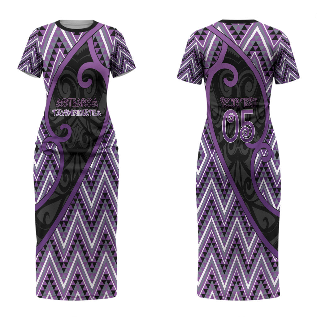 Custom Aotearoa Atua Tawhirimatea Couples Matching Short Sleeve Bodycon Dress and Hawaiian Shirt God Of Storms Koru Patterns