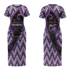 Custom Aotearoa Atua Tawhirimatea Couples Matching Short Sleeve Bodycon Dress and Long Sleeve Button Shirt God Of Storms Koru Patterns