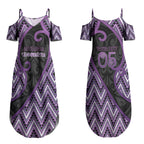 Custom Aotearoa Atua Tawhirimatea Couples Matching Summer Maxi Dress and Long Sleeve Button Shirt God Of Storms Koru Patterns