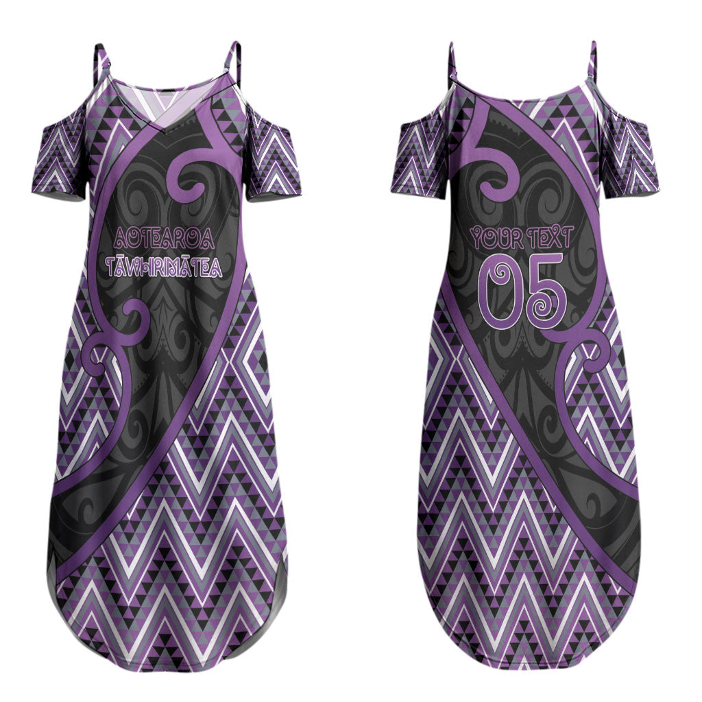 Custom Aotearoa Atua Tawhirimatea Couples Matching Summer Maxi Dress and Long Sleeve Button Shirt God Of Storms Koru Patterns