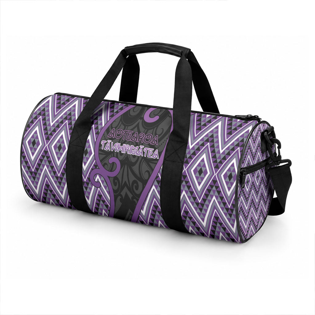 Aotearoa Atua Tawhirimatea Duffle Bag God Of Storms Koru Patterns