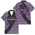 Custom Aotearoa Atua Tawhirimatea Family Matching Off The Shoulder Long Sleeve Dress and Hawaiian Shirt God Of Storms Koru Patterns