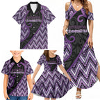 Custom Aotearoa Atua Tawhirimatea Family Matching Summer Maxi Dress and Hawaiian Shirt God Of Storms Koru Patterns