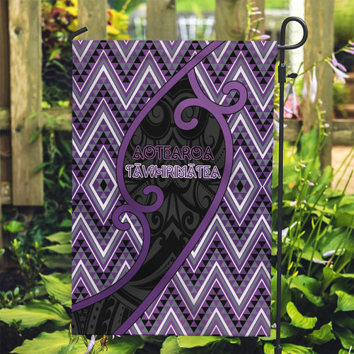 Aotearoa Atua Tawhirimatea Garden Flag God Of Storms Koru Patterns