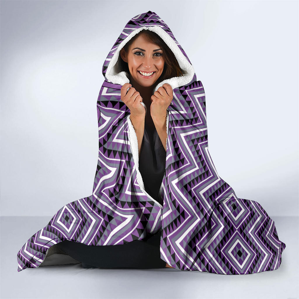 Aotearoa Atua Tawhirimatea Hooded Blanket God Of Storms Koru Patterns