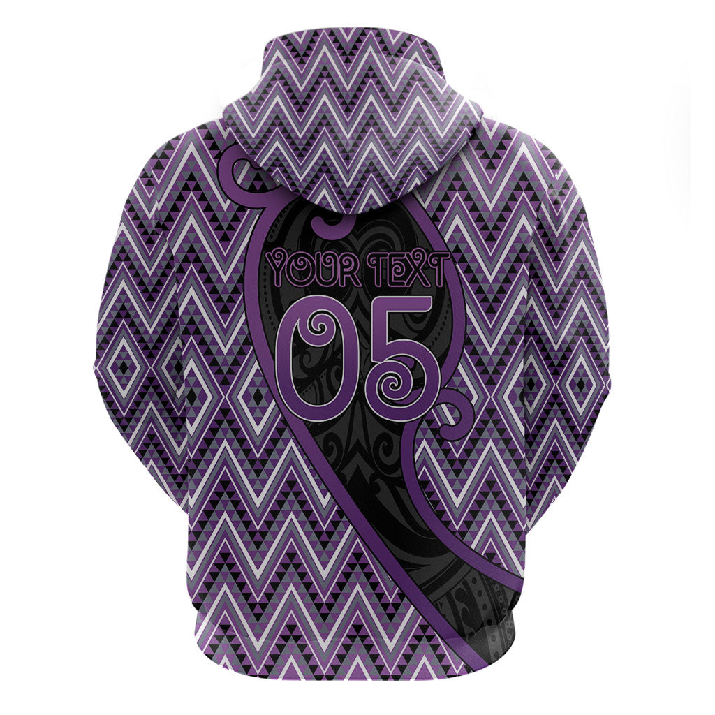 Custom Aotearoa Atua Tawhirimatea Hoodie God Of Storms Koru Patterns