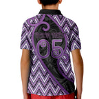 Custom Aotearoa Atua Tawhirimatea Kid Polo Shirt God Of Storms Koru Patterns