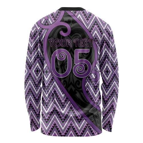Custom Aotearoa Atua Tawhirimatea Long Sleeve Shirt God Of Storms Koru Patterns