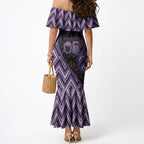 Custom Aotearoa Atua Tawhirimatea Mermaid Dress God Of Storms Koru Patterns