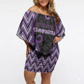 Custom Aotearoa Atua Tawhirimatea Off Shoulder Short Dress God Of Storms Koru Patterns
