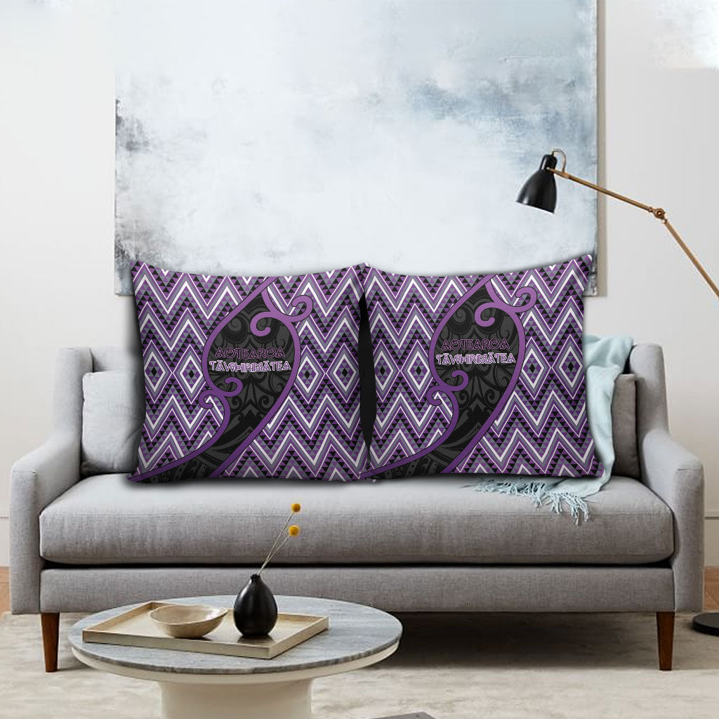 Aotearoa Atua Tawhirimatea Pillow Cover God Of Storms Koru Patterns